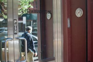 “clock, clock, person”, 35mm colour film, Tunnel Vision (2020)